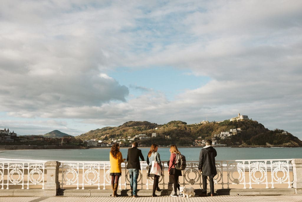 view of San sebastian bay